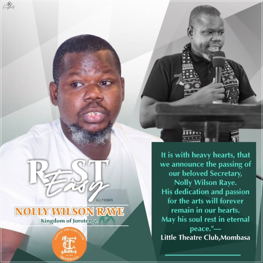 "Habari Zenu" meme master Nolly Wilson Raye, was the Secretary of the Little Theatre Club in Mombasa. Photo: Online