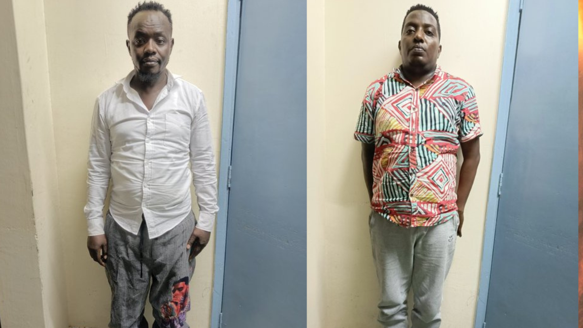 Two men arrested for stealing Ksh 500,000 from locked car in Nairobi