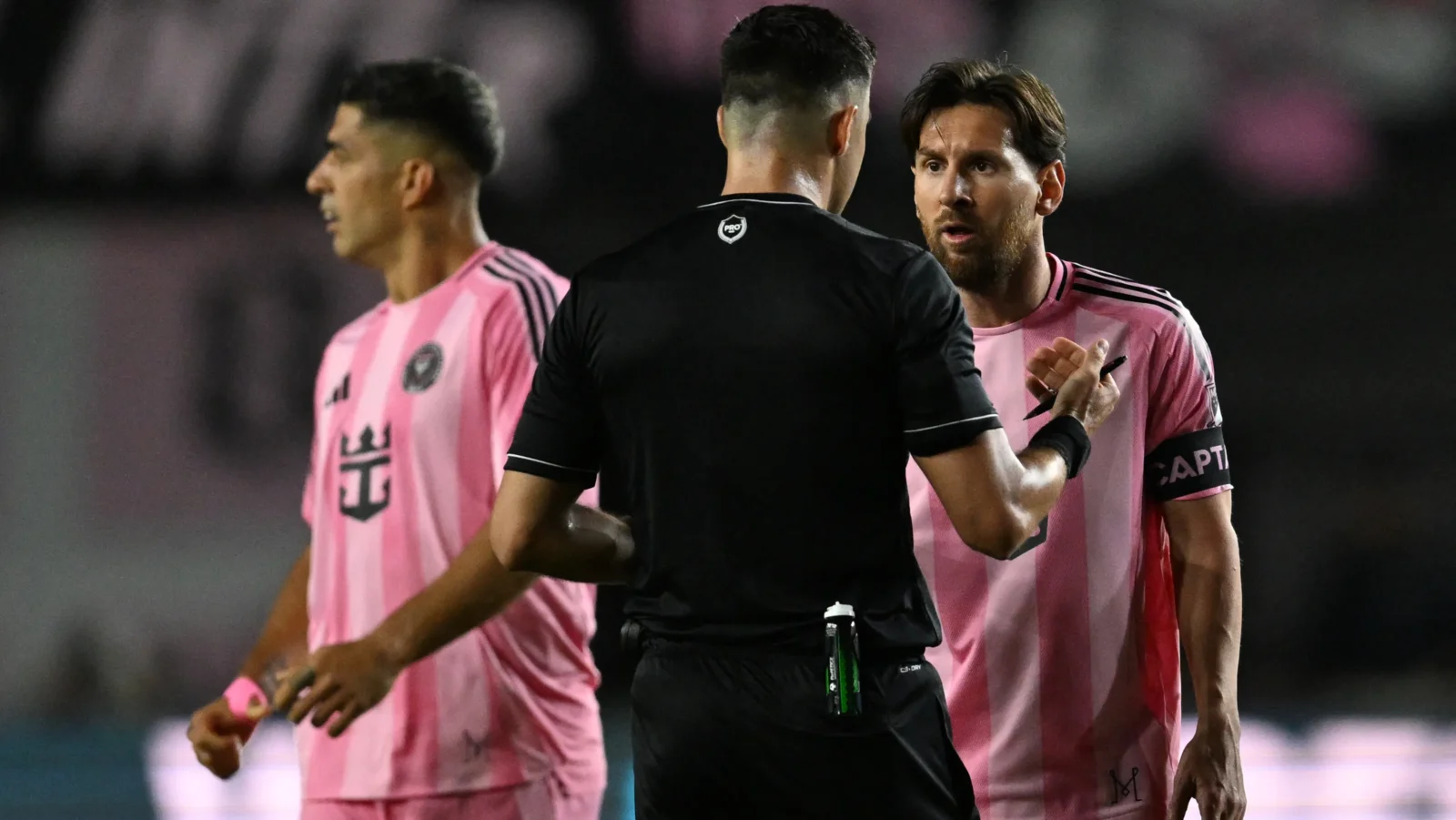 Messi and Suarez fined by MLS for grabbing opponents by the neck