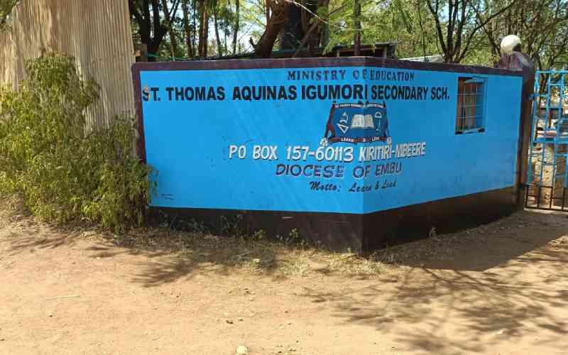 68 students hospitalized after eating contaminated cow head meat at St. Thomas Aquinas Igumori