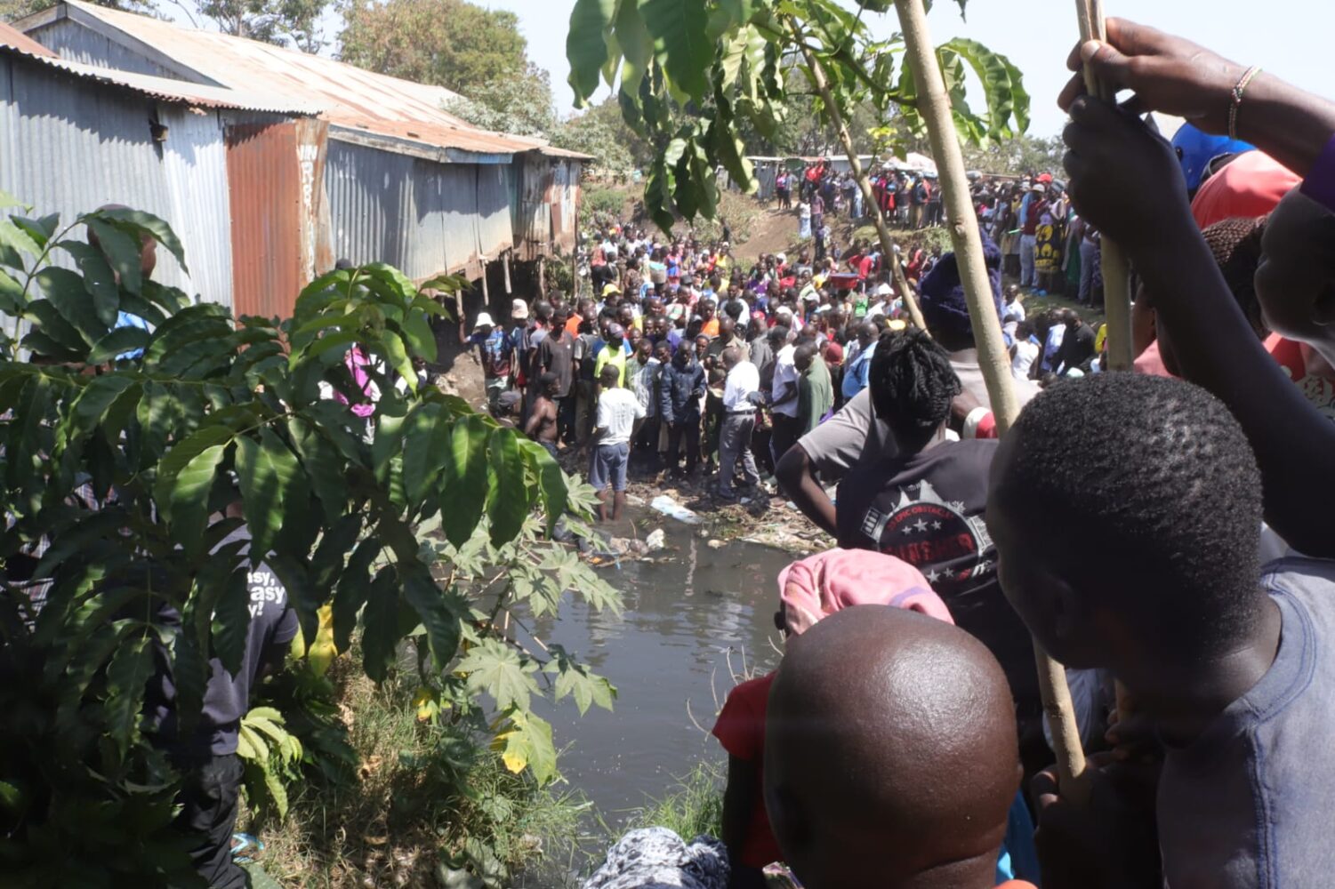 “It’s now a dumping ground for bodies” – Soko Mjinga traders cry foul after bodaboda rider’s body was found at a damaged drainage system