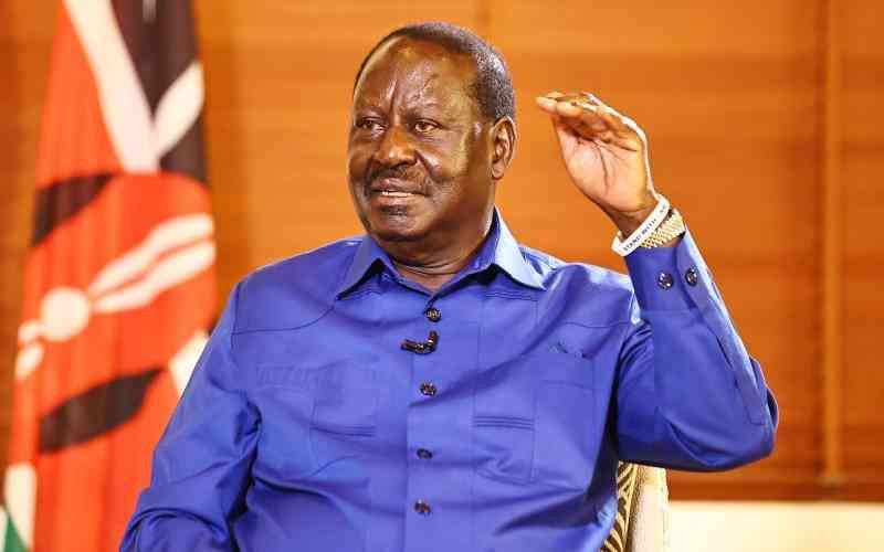 Raila mourns Chabukati: My thoughts are with the entire family