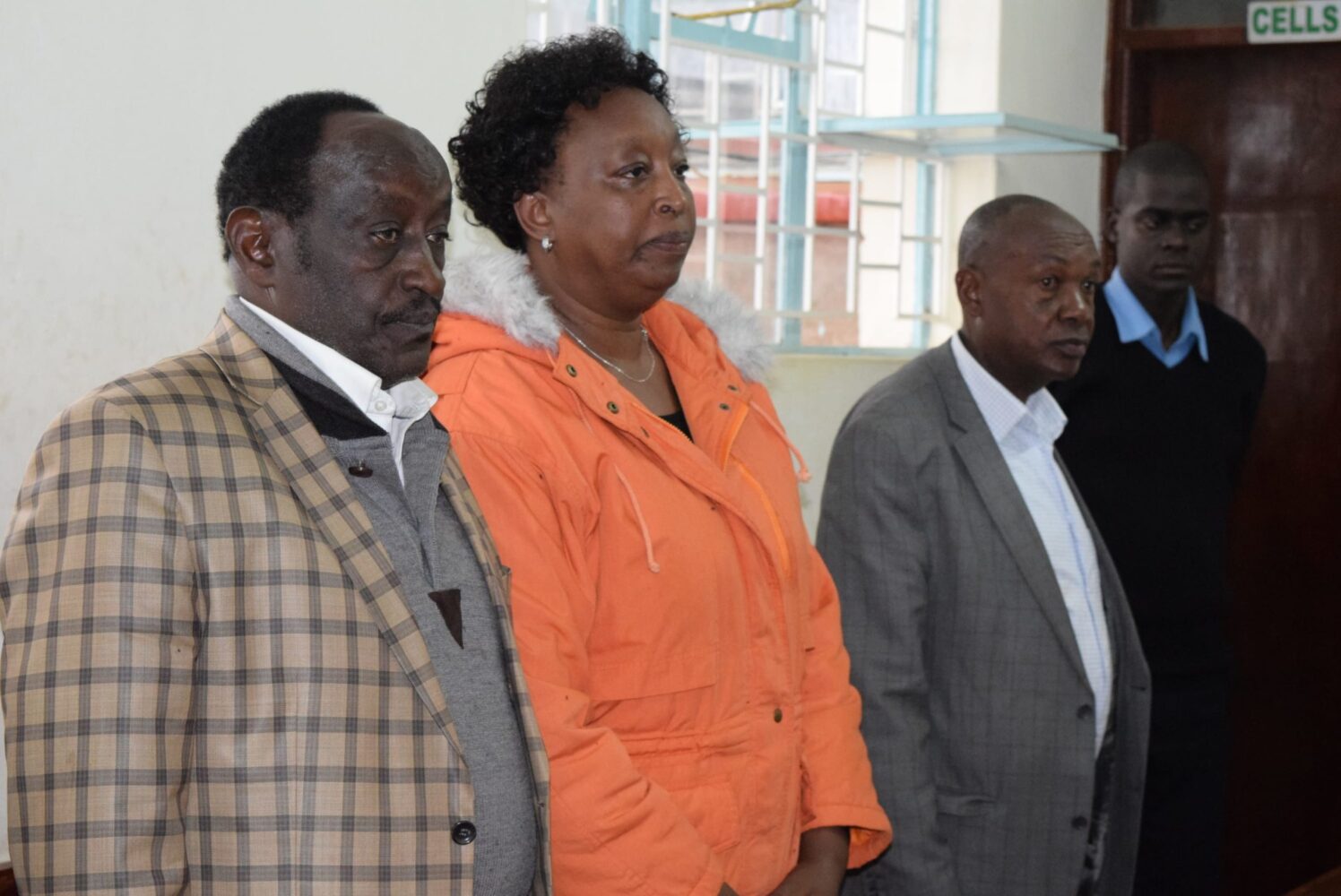 Former Nyandarua Governor Daniel Waithaka Mwangi during a court hearing on procurement irregularities.