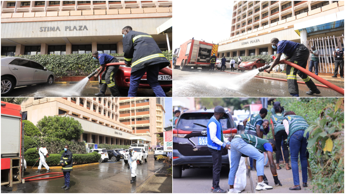 Nairobi’s Green Army takes over Stima Plaza in massive cleanup drive