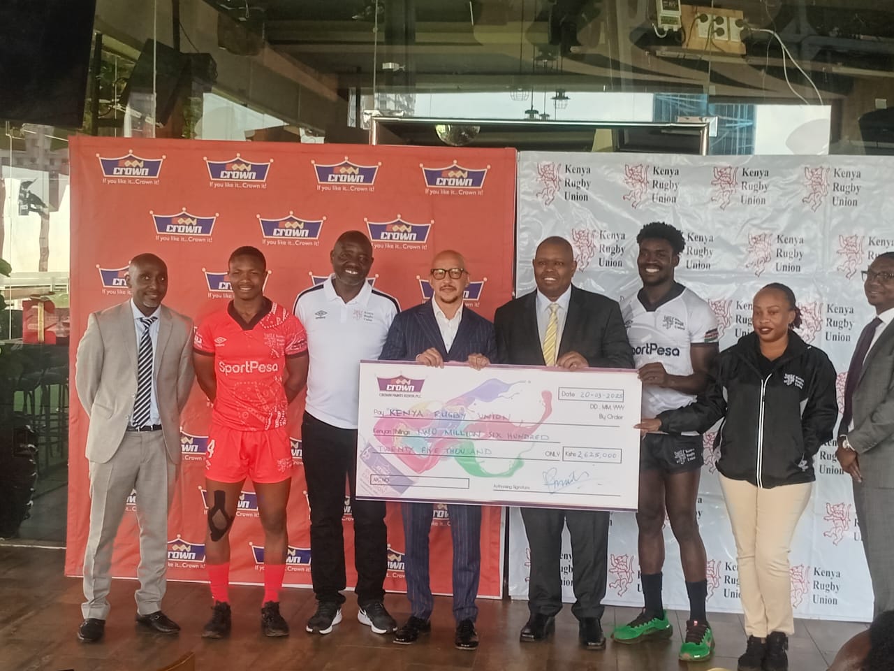 KRU Chairman welcomes Crown Paints as Shujaa’s sponsor in major boost