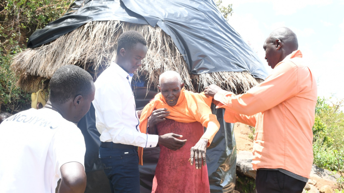 Elgeyo Marakwet: Youths rescue 82-year-old woman who lives in forest [PHOTOS]