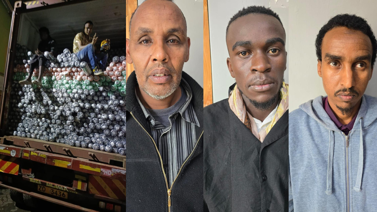 18 suspects arrested in Nairobi for stealing goods meant for export